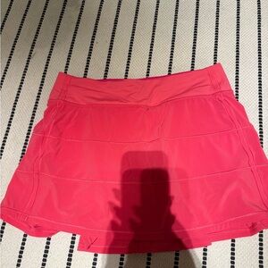 Lululemon Athletica Vibrant Red Skort